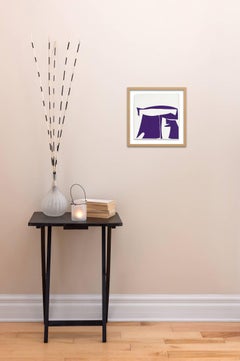 Couverture 13 violettes B (peinture abstraite)