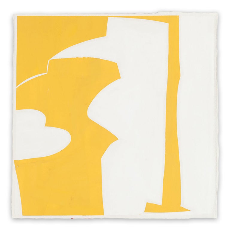 Joanne Freeman Abstract Drawing - Covers 13 Yellow D (Abstract painting)