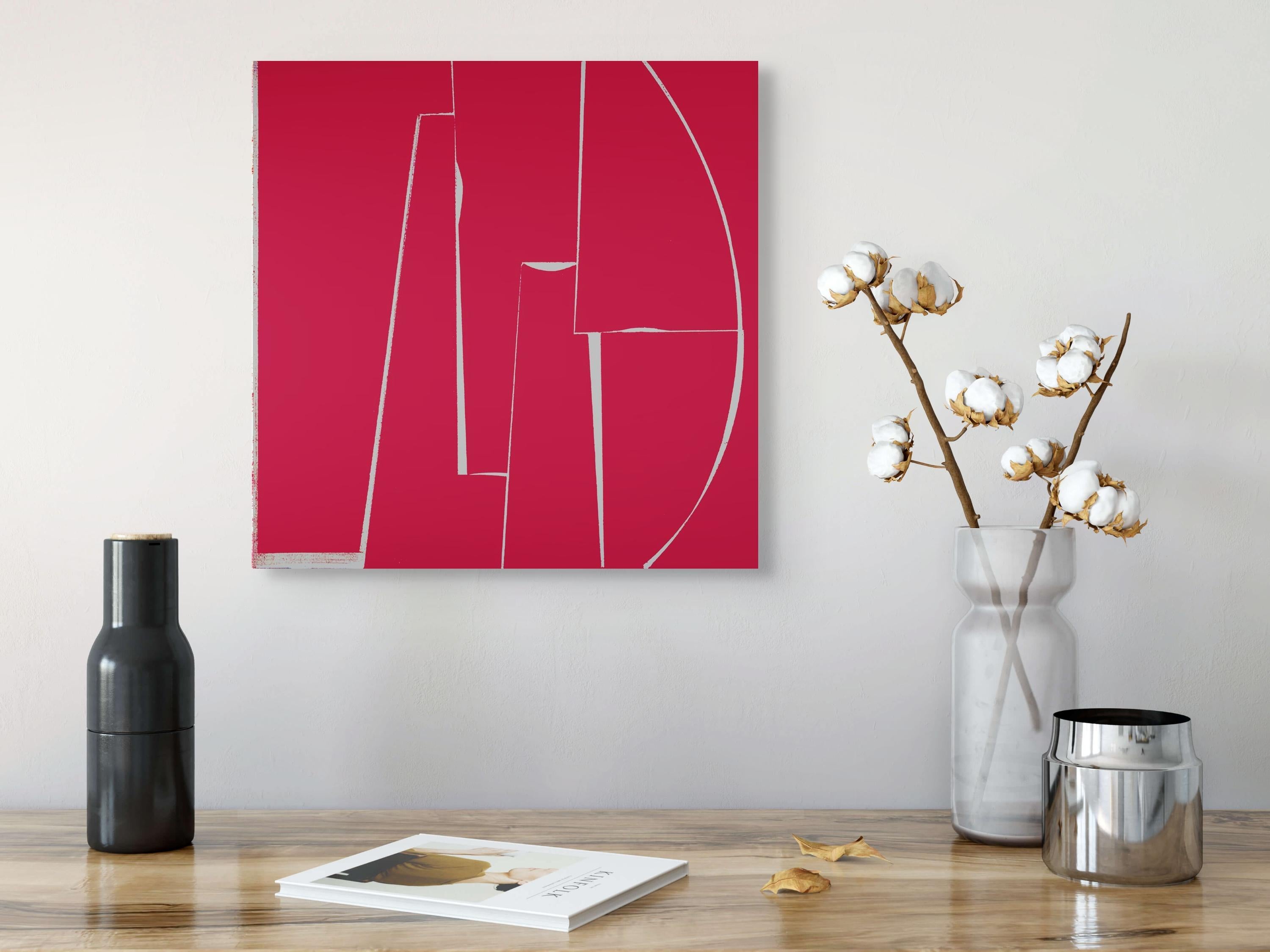 Space_17 (estate 15) (Pittura astratta) - Painting di Joanne Freeman