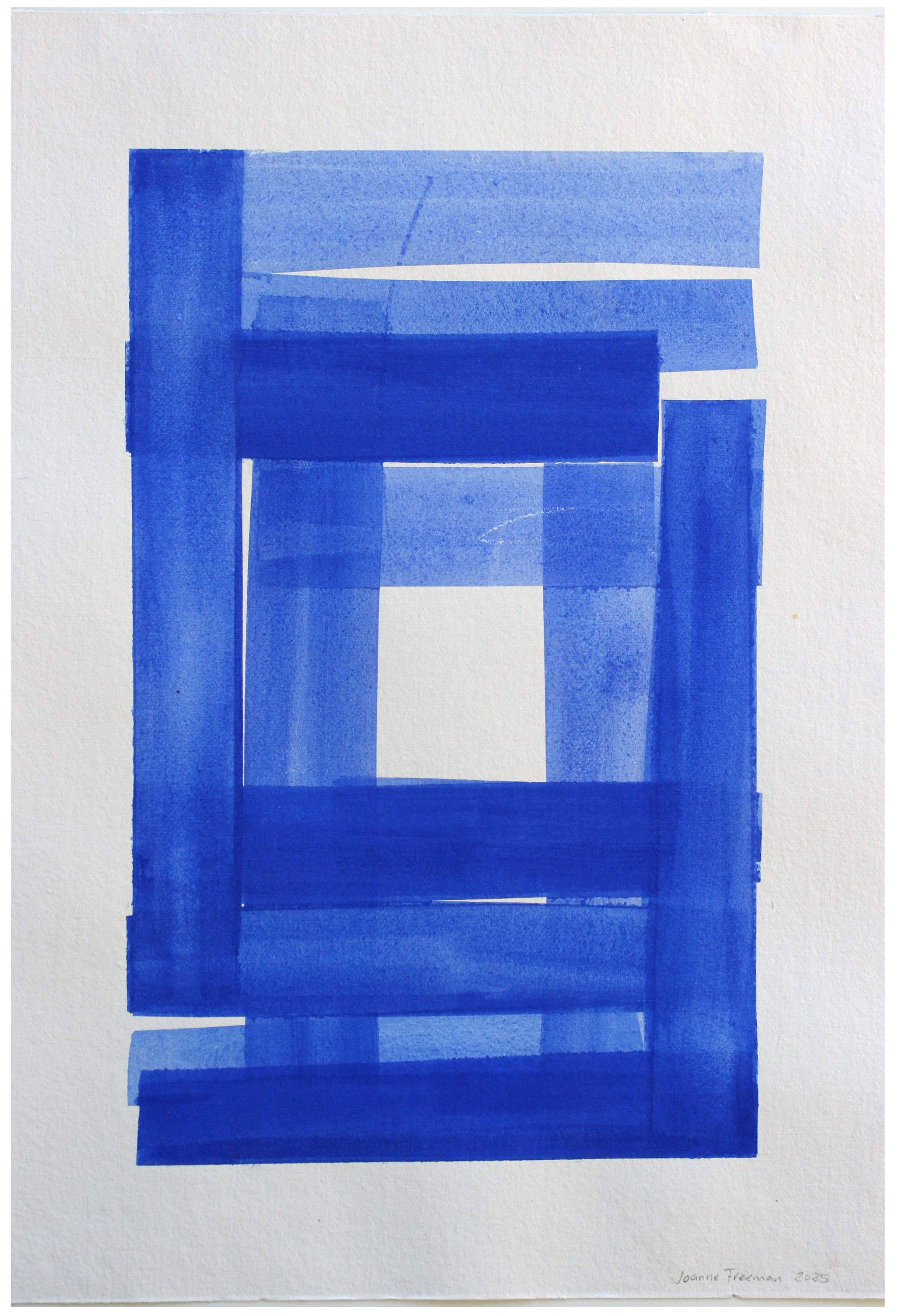 Vertical Abstract Drawings and Watercolors