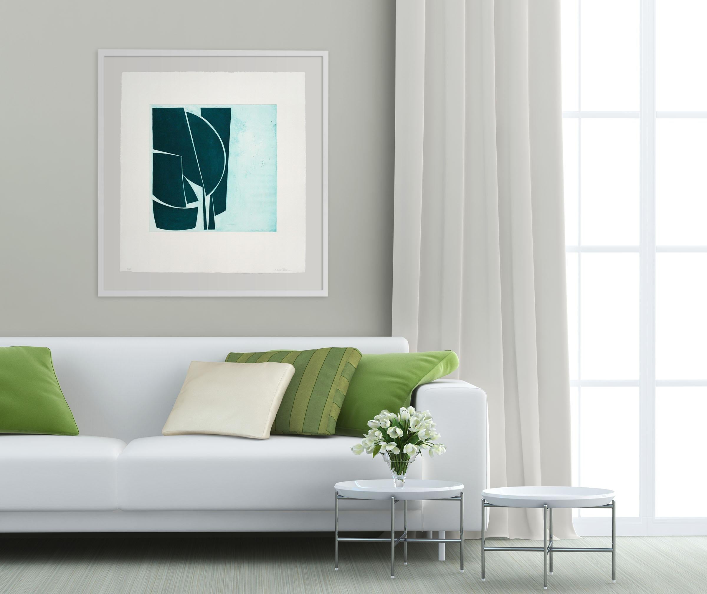 Covers 1 Viridian (Abstract print) - Print by Joanne Freeman