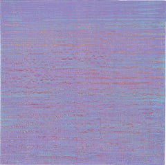 Silk Road 259, Pale Lilac Purple Light Blue Square Color Field