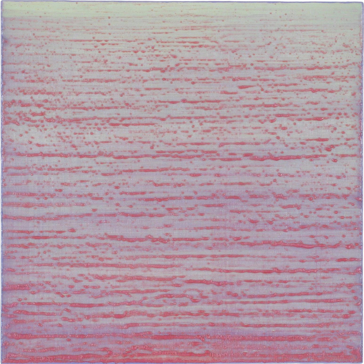 Abstract Painting di Joanne Mattera - Silk Road 260, Pittura astratta a encausto Blu menta Lavanda Pervinca