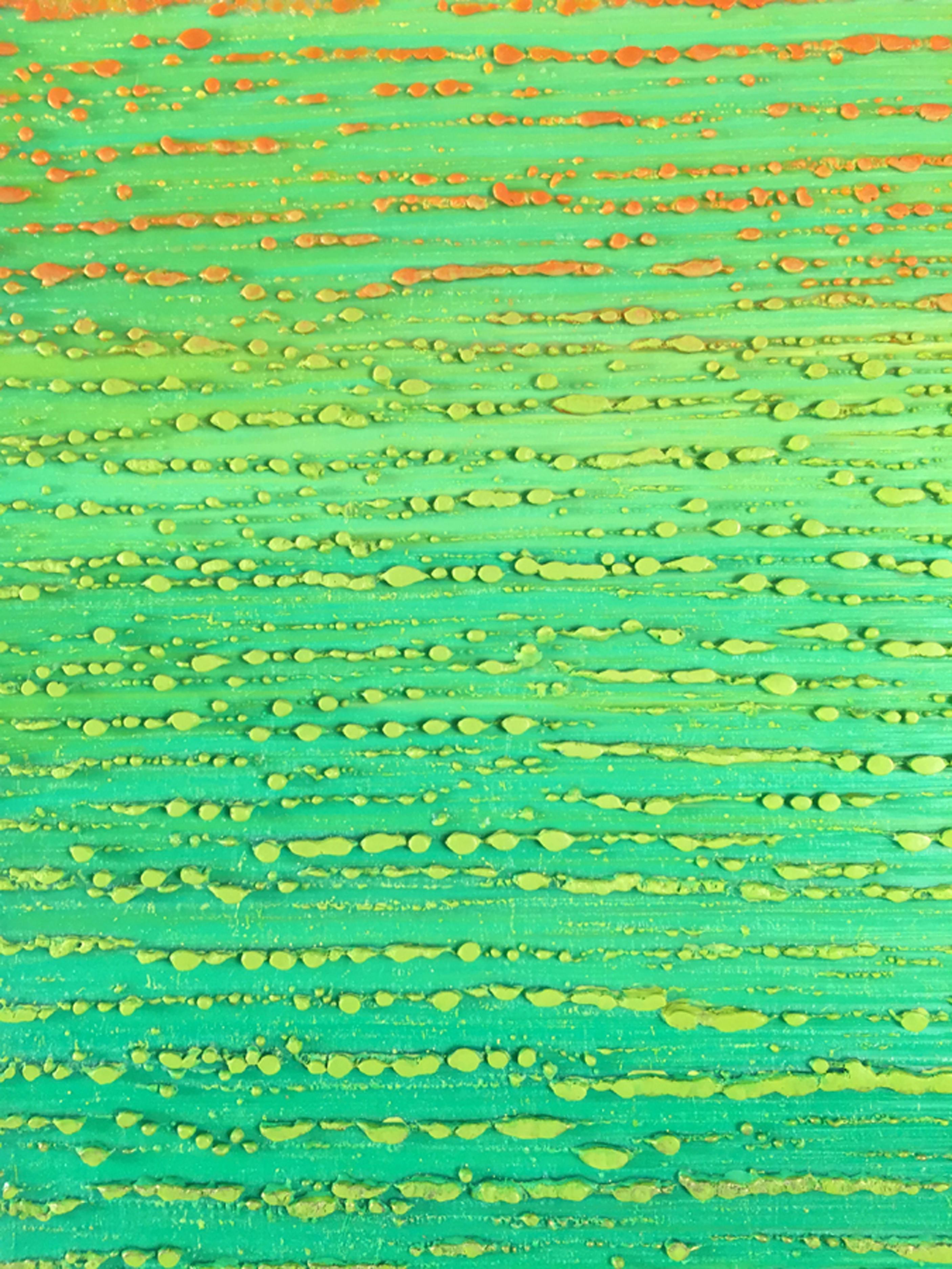 Silk Road 450, 2019, encausto su pannello, 12 x 12 x 2 pollici in vendita 5