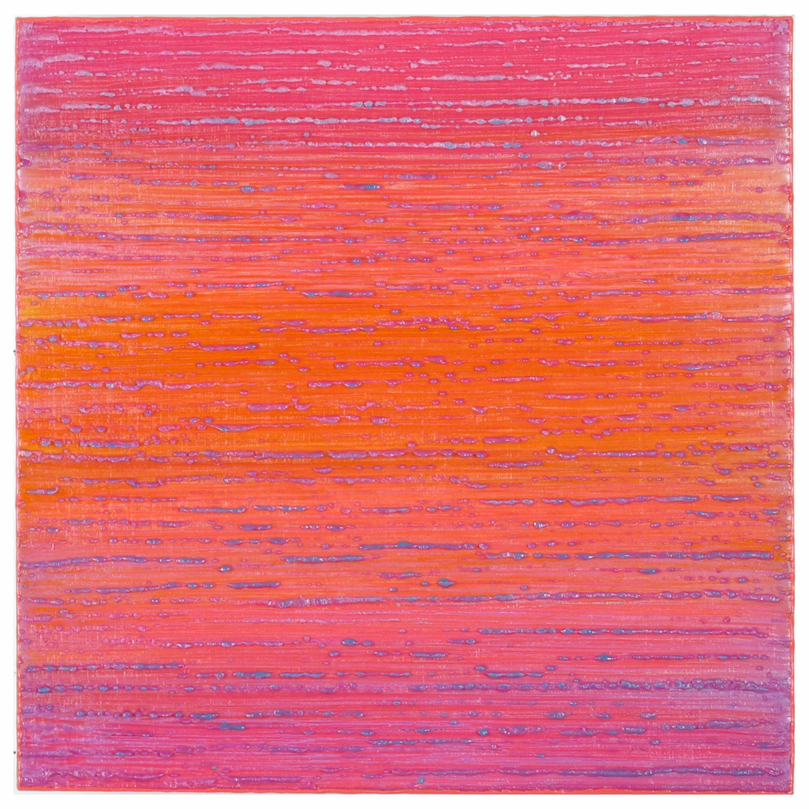 Silk Road 450, 2019, encausto su pannello, 12 x 12 x 2 pollici in vendita 10