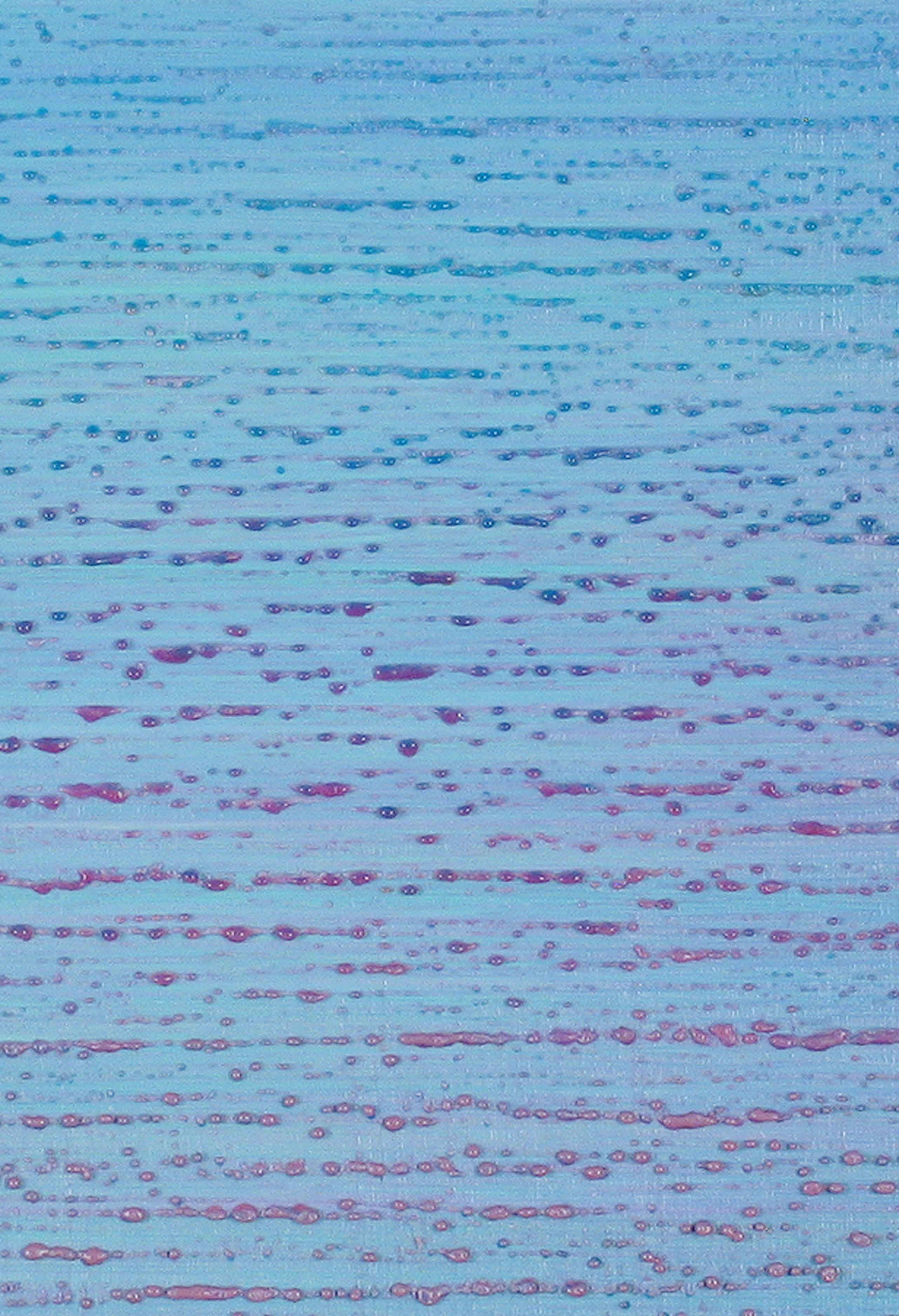 Silk Road 450, 2019, encausto su pannello, 12 x 12 x 2 pollici - Painting di Joanne Mattera