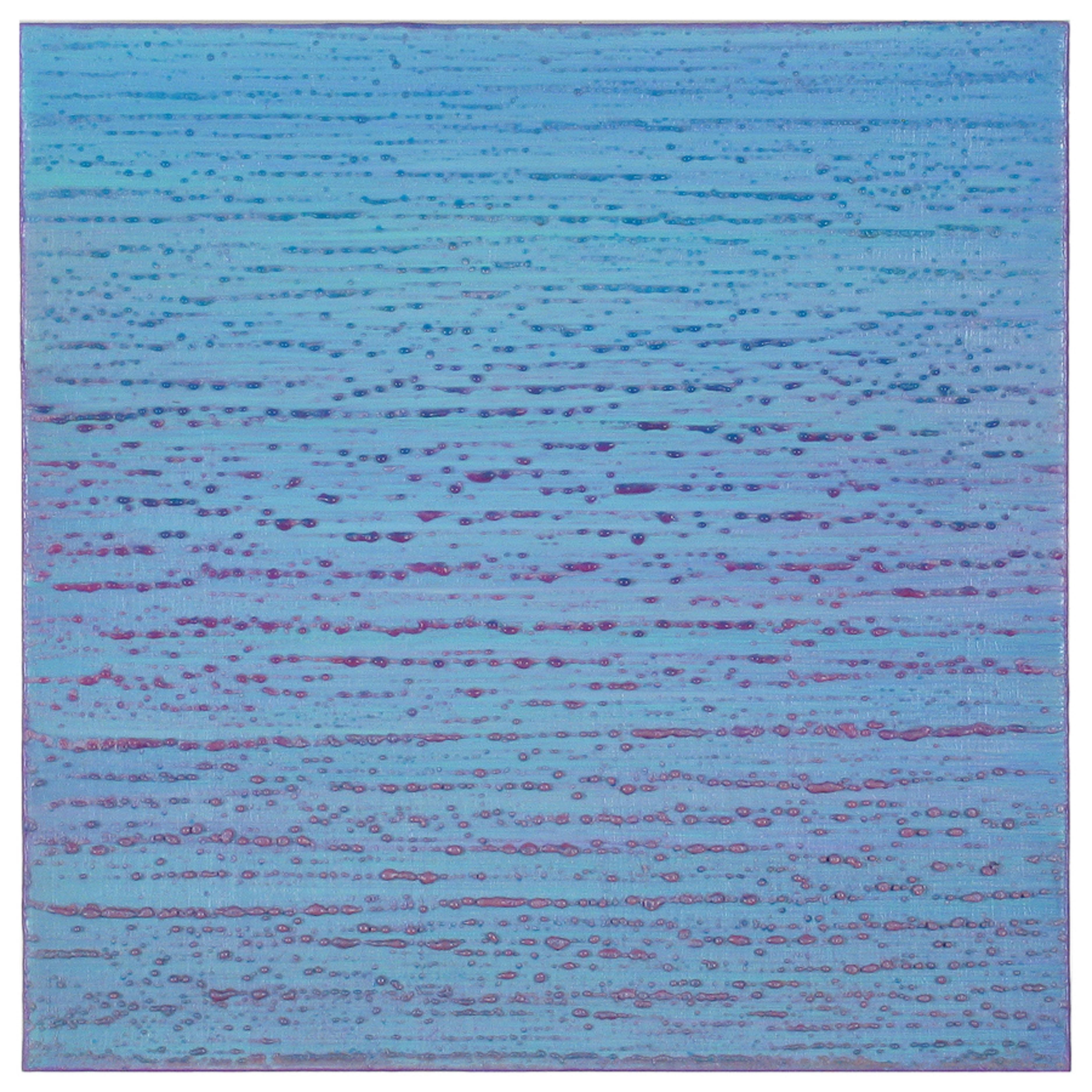 Joanne Mattera Abstract Painting – Seidenstraße 450, 2019, Enkaustik auf Platte, 12 x 12 x 2 Zoll