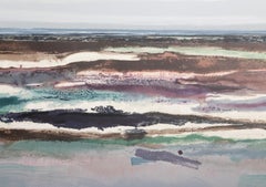 Amanecer nº 1, Serigrafía expresionista abstracta de Joanne Miller Rafferty