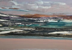 Daybreak One #3, Serigrafía expresionista abstracta de Joanne Miller Rafferty