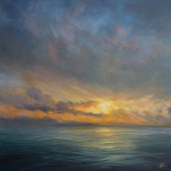 Enchanted-original realism modern seascape ocean oil painting-contemporary Art