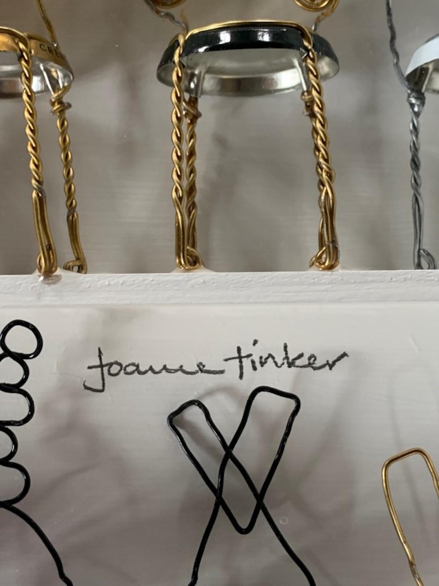 Joanne Tinker, Champagne Chairs, Original Contemporary Art, Sculptural Art 5
