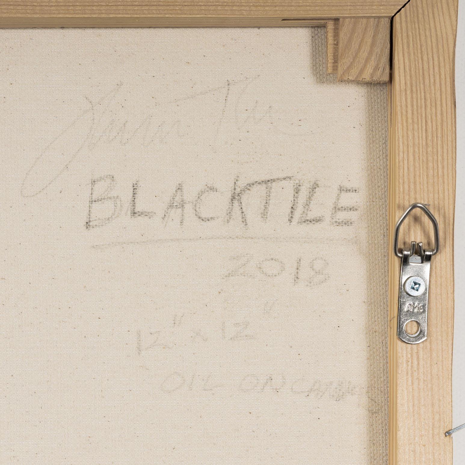 Piastrella nera - Painting Realismo di Joanne Tod