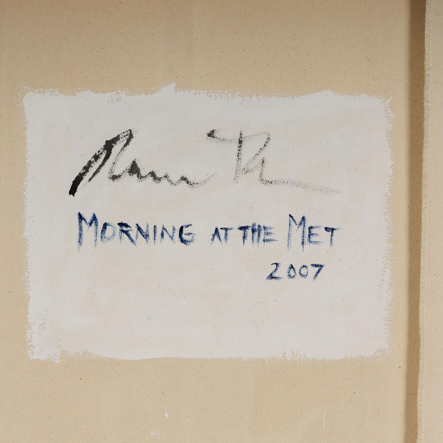 Morning at the MET - Realist Painting by Joanne Tod