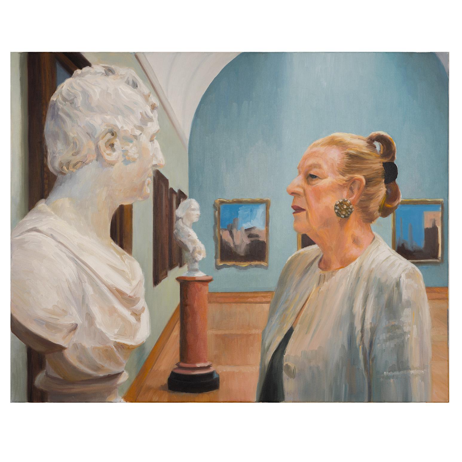 Ritratto di Shirley Thomson - Painting di Joanne Tod