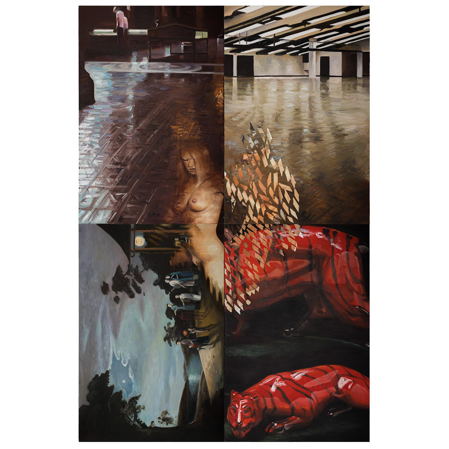 Psychic Surgery: Triple Bypass - Painting by Joanne Tod