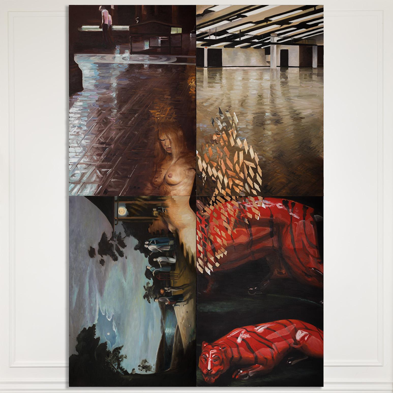 Joanne Tod Interior Painting - Psychic Surgery: Triple Bypass