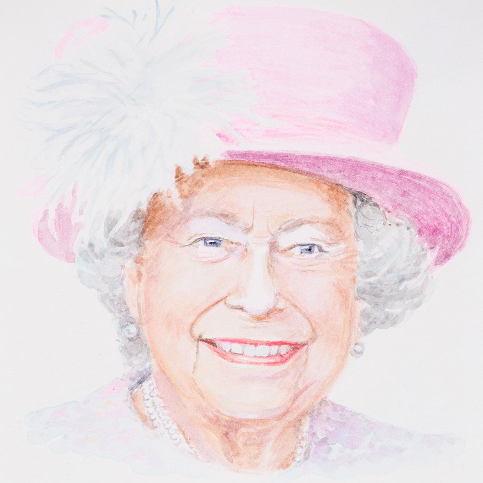 The Queen - Painting by Joanne Tod