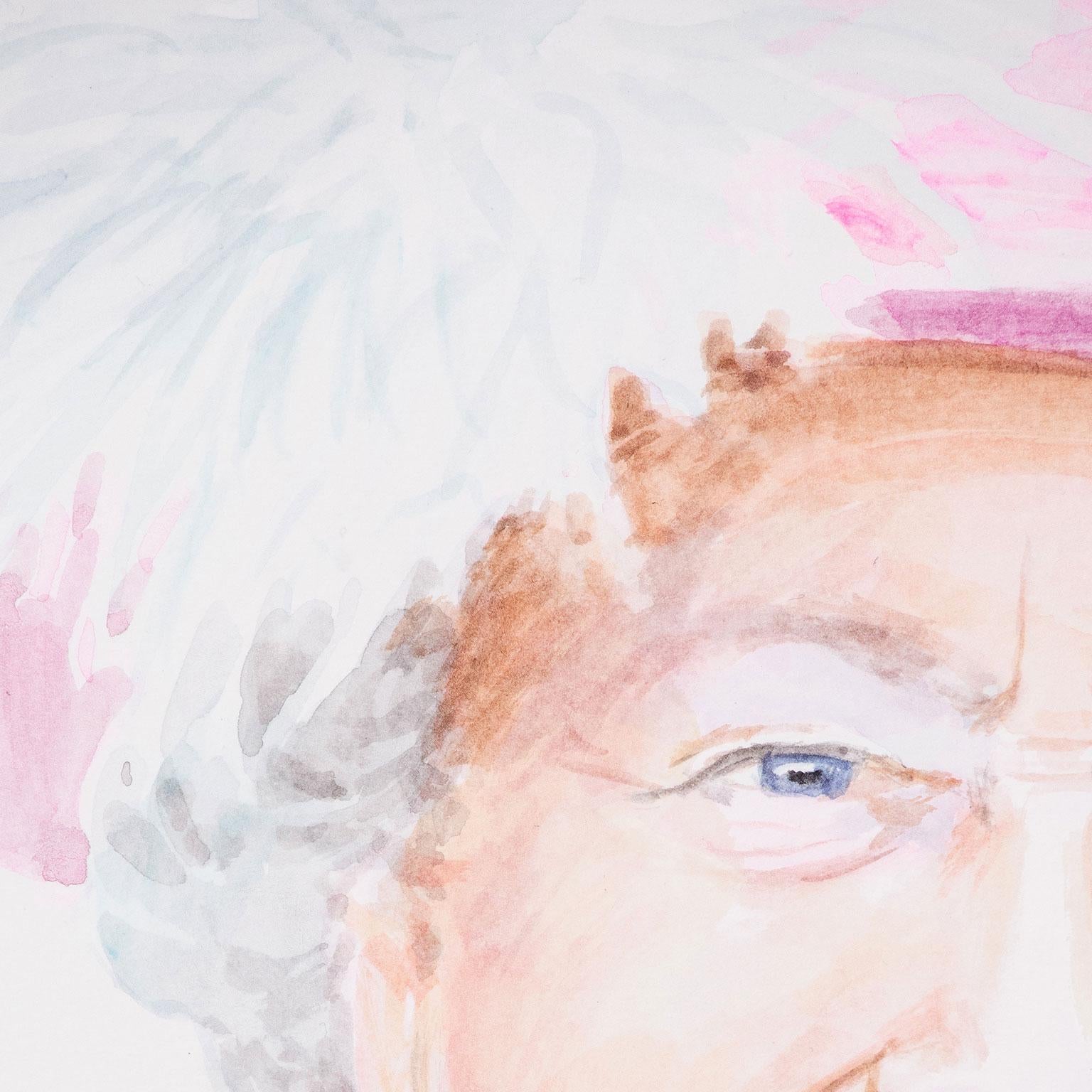 La Regina - Portrait Painting Grigio di Joanne Tod