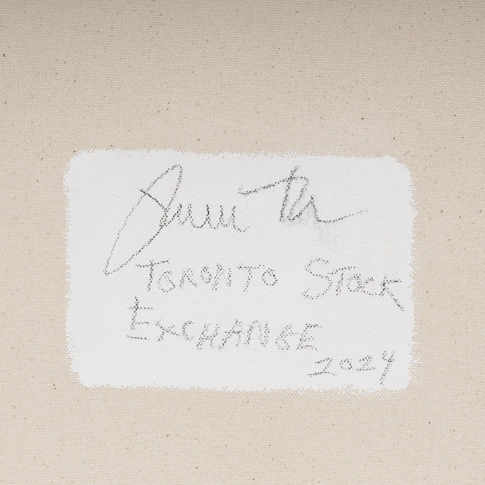 Toronto Stock Exchange - Realist Painting by Joanne Tod