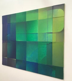 Modern Muse, waxwork multi-panel wall installation