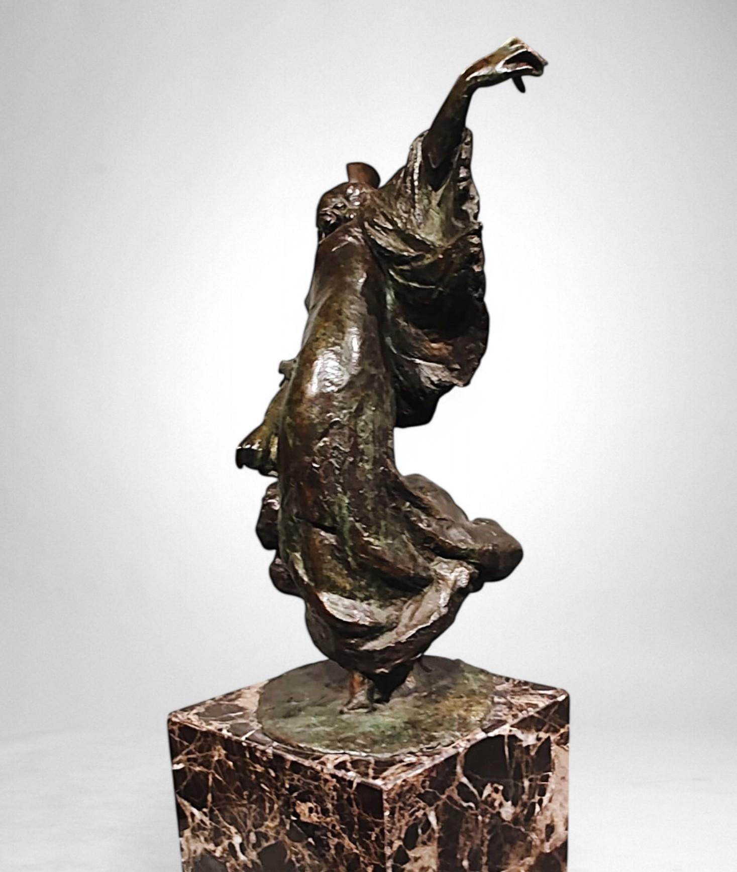 Bailarina de Flamenco - Bronce de Joanny Durand (1886-1955) en venta 1