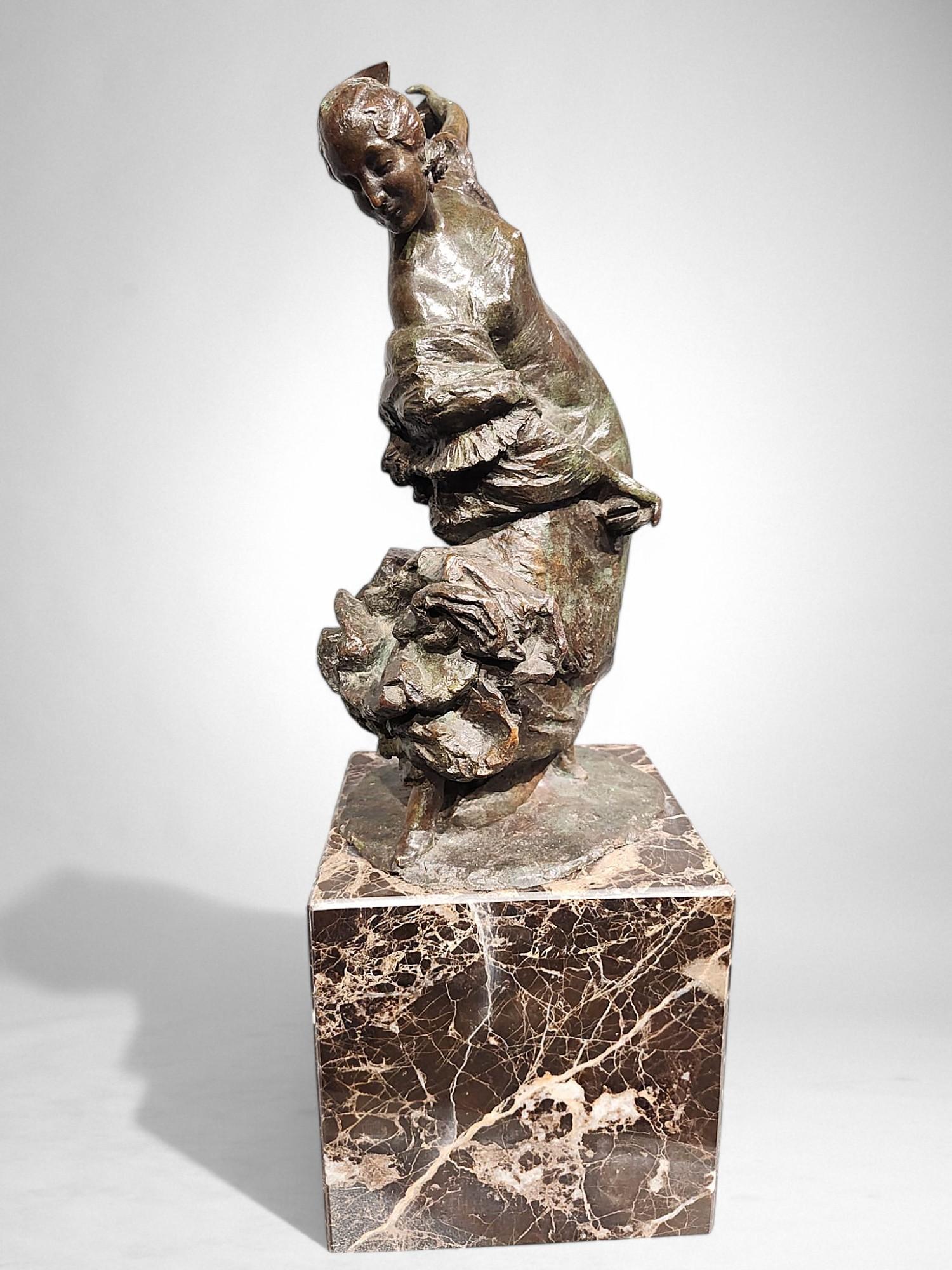 Bailarina de Flamenco - Bronce de Joanny Durand (1886-1955) en venta 8