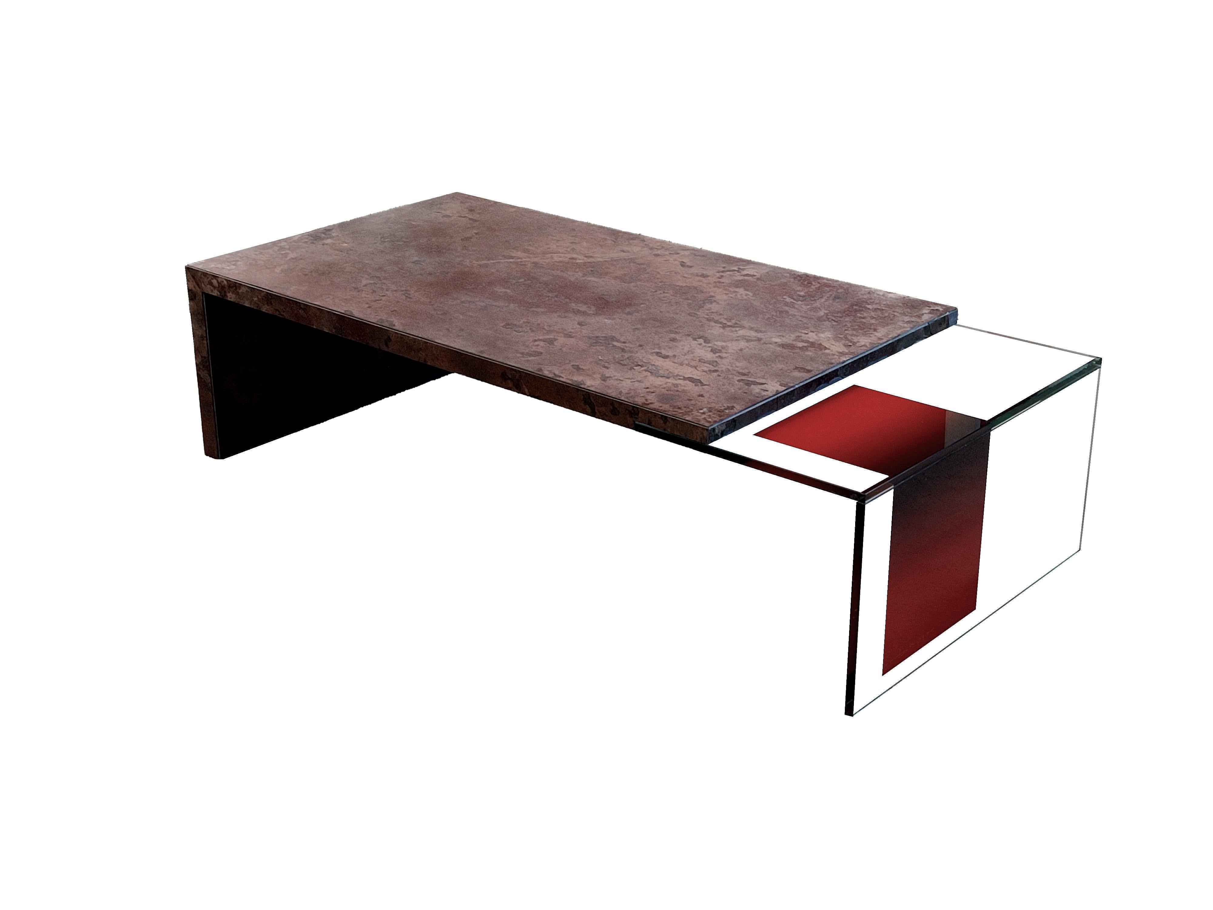 Joano coffe marble Design table Unique Piece Contemporary Artist Spain.
Joano is a coffee table made in Spain, limited edition of a single piece collaboration between the artist and designer Joaquín Moll and the artist painter Luciano Esteban, both