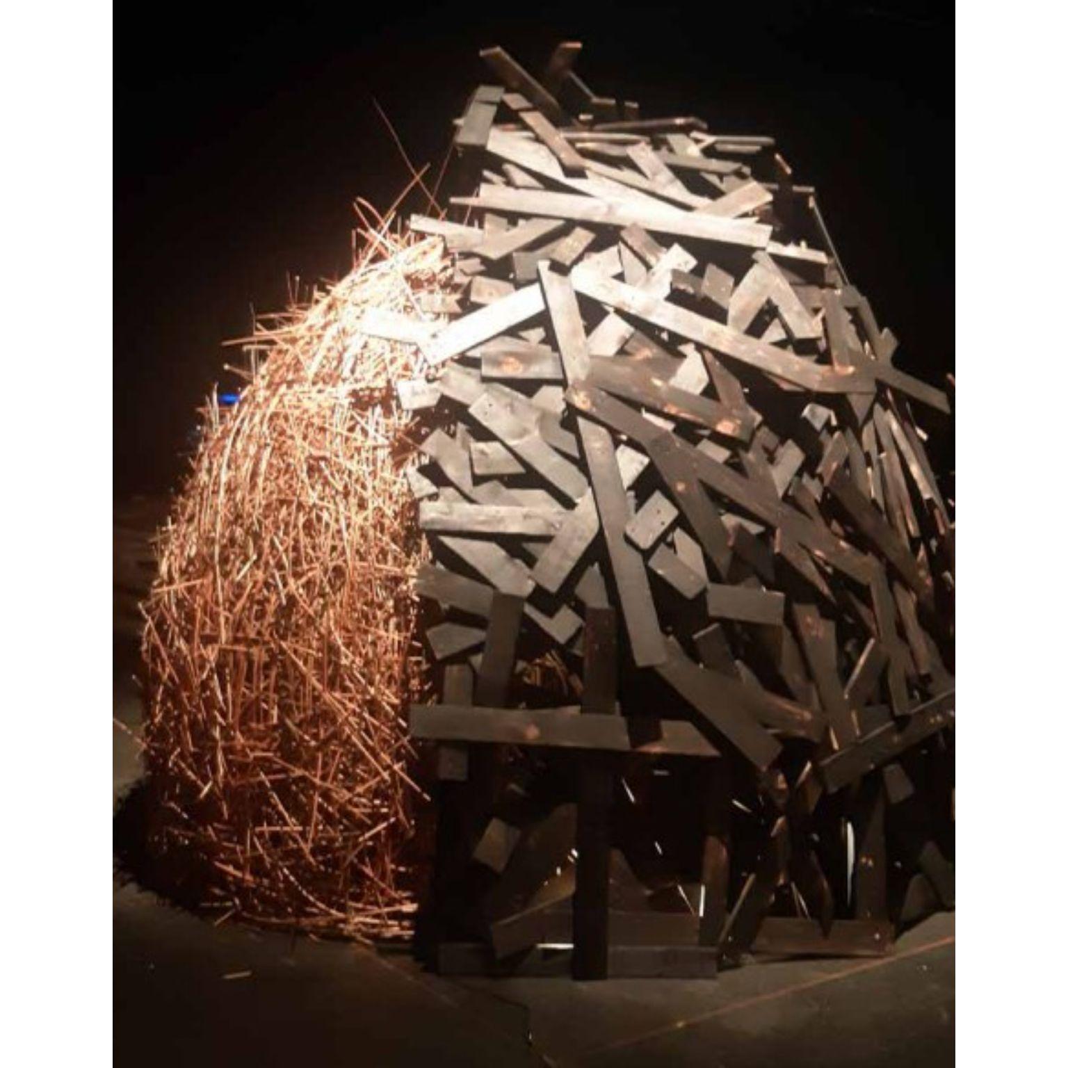 Autre João do Pau Nest Wall Separating + Sculpture by Mameluca en vente