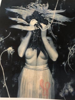 Mitternachts in den Tropen, signierter und nummerierter Druck, Macabre-Illustration