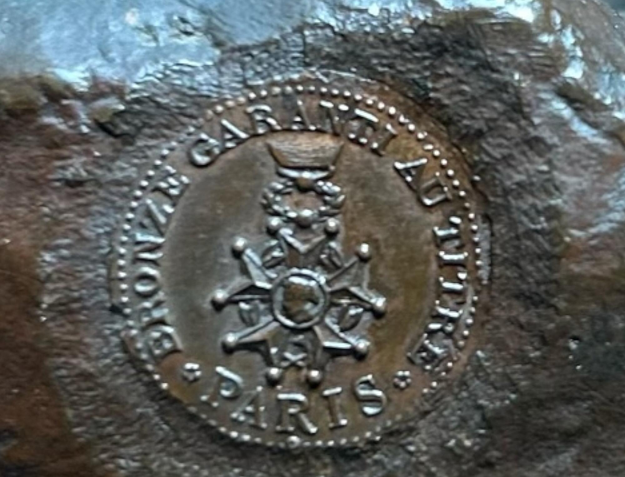 Bronzo francese del XIX secolo di Joaquim Angles intitolato 'UN PHILOSOPHE' in vendita 2