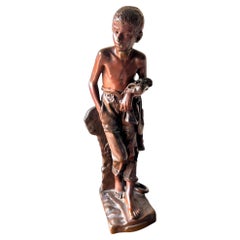Joaquim Angles 19th Century French Bronze entitled ' UN PHILOSOPHE'