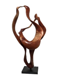 Melati - 21st Century, Contemporary, Abstract Sculpture, Mahogany Wood, Roots