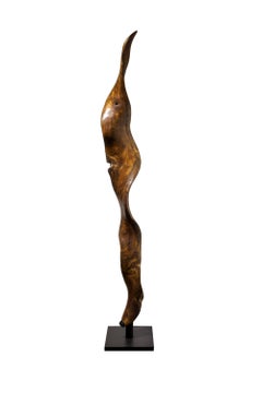 Primavera - 21st Century, Contemporary, Abstract Sculpture, Mahogany Root, Wood