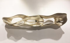 Silver Sea - 21st Century, Contemporary, Abstract Sculpture, Mahogany, Roots