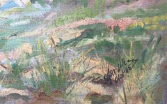 Landscape of Olot, Oil on Canvas, Signed, Late Impressionism, 1945