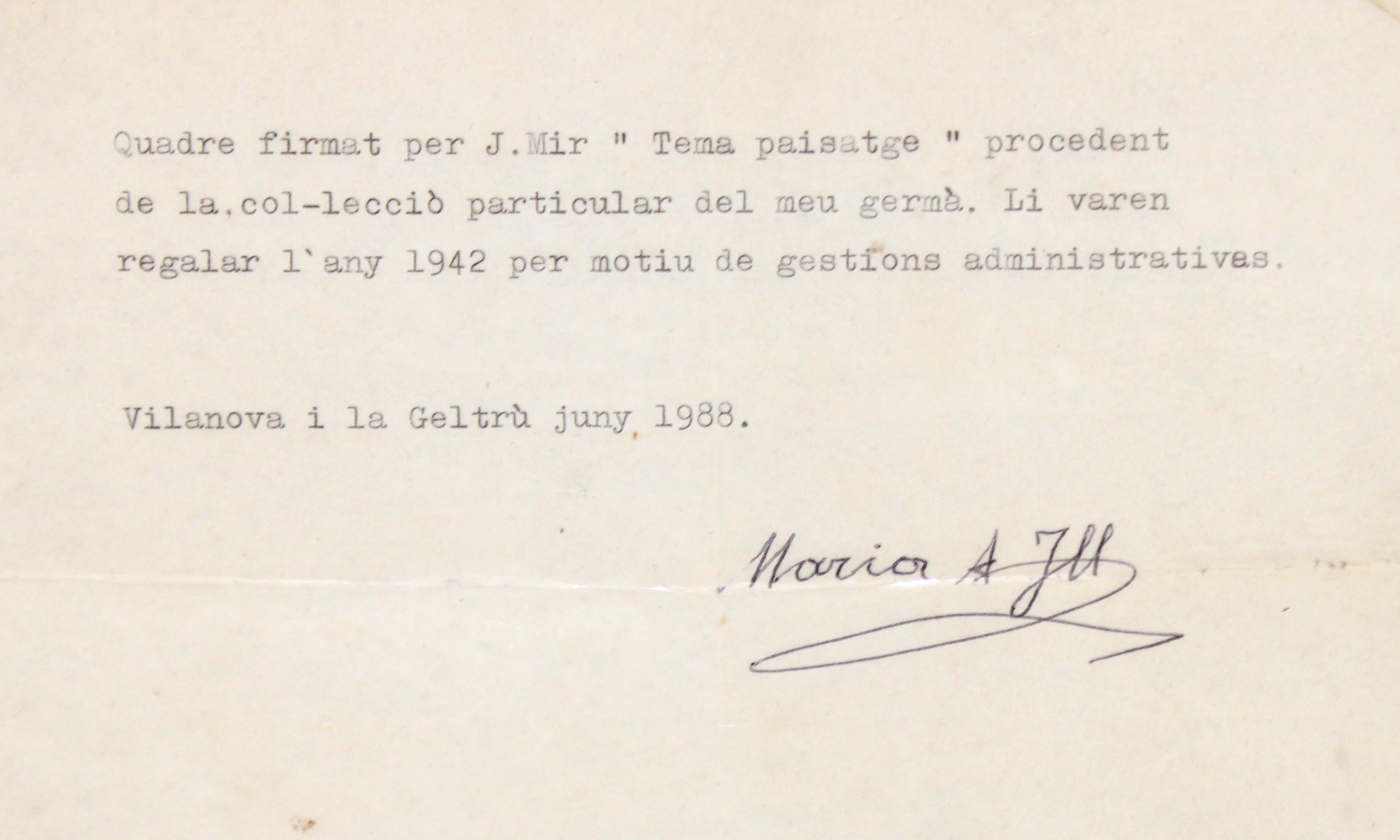 Óleo sobre cartón - Paisaje im Angebot 3