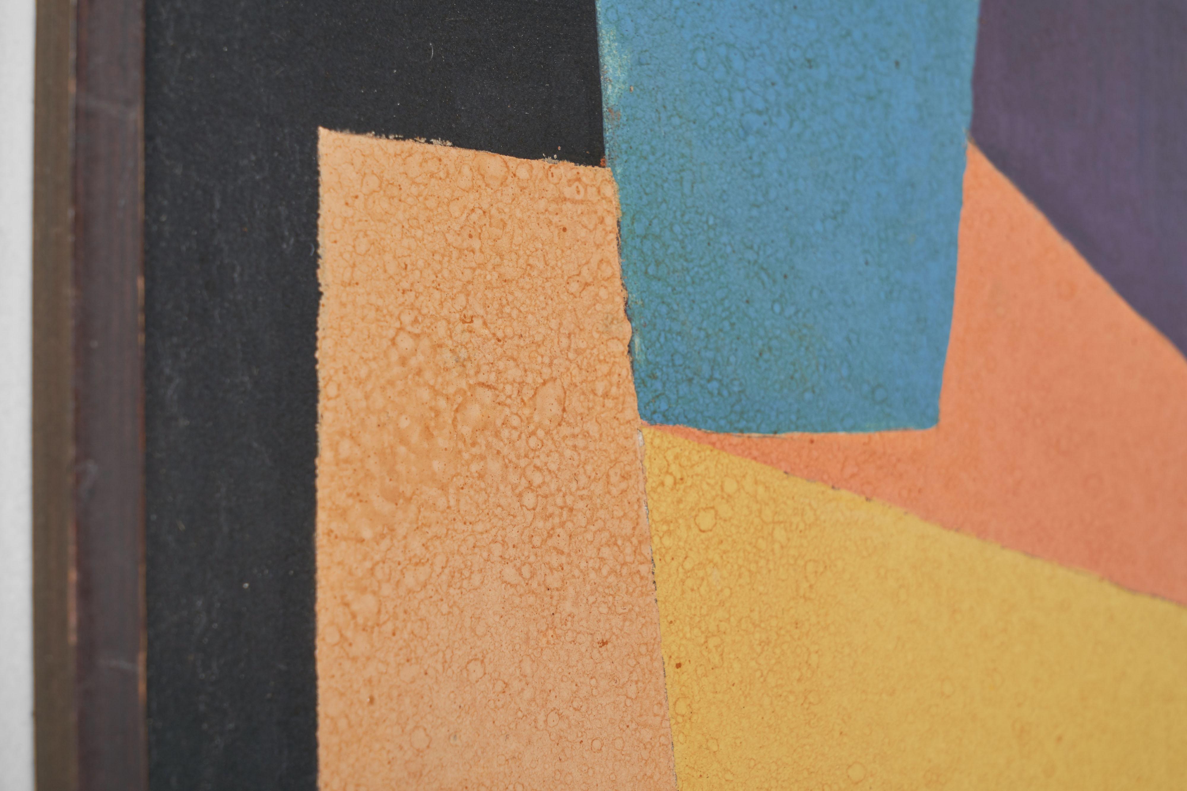 Joaquim Tenreiro abstract modern painting Brazil 1972 3