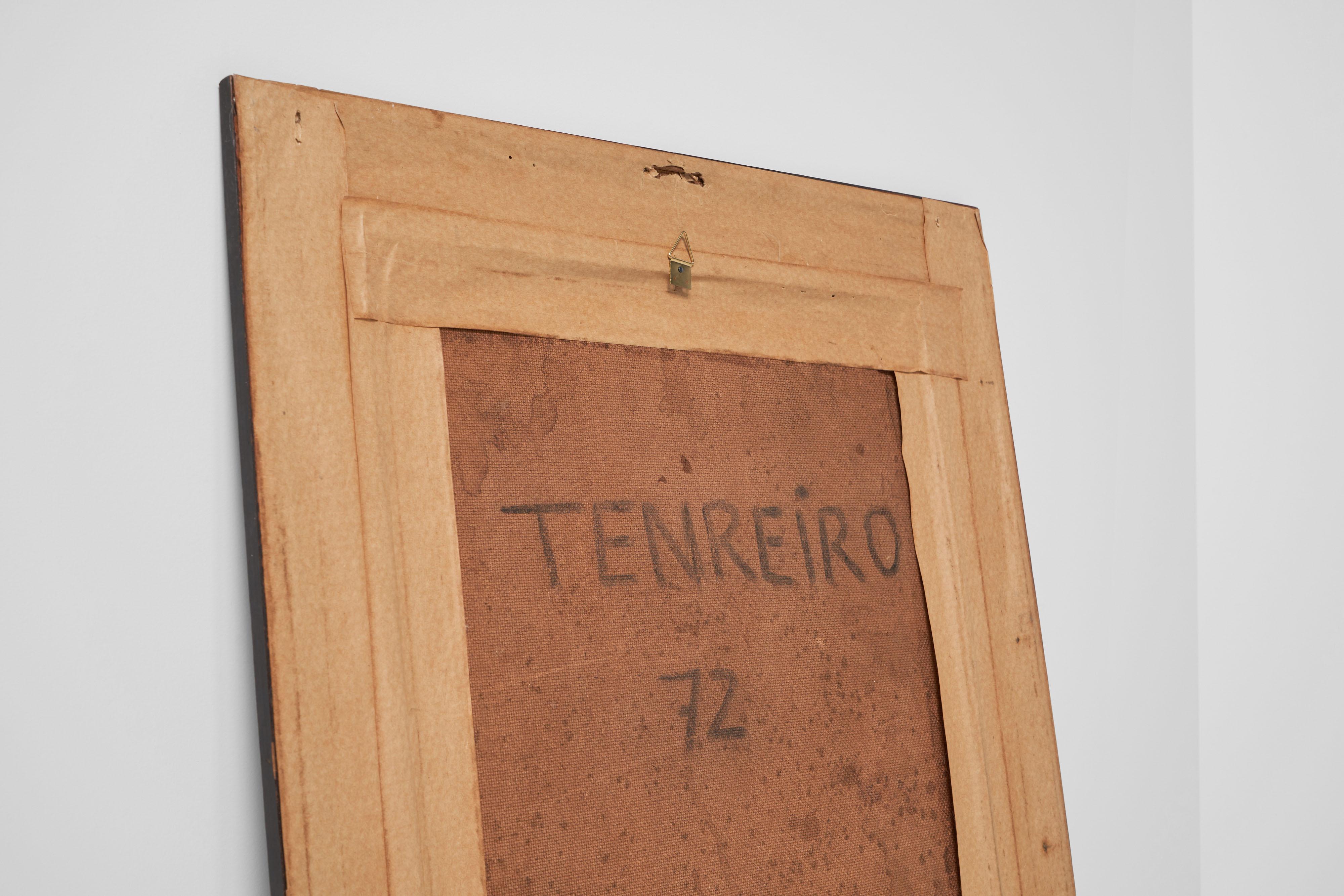 Joaquim Tenreiro abstract modern painting Brazil 1972 4