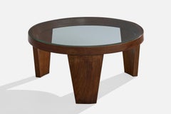 Attribuzione Joaquim Tenreiro, Tavolino, Wood, Vetro, Brasile, 1960s