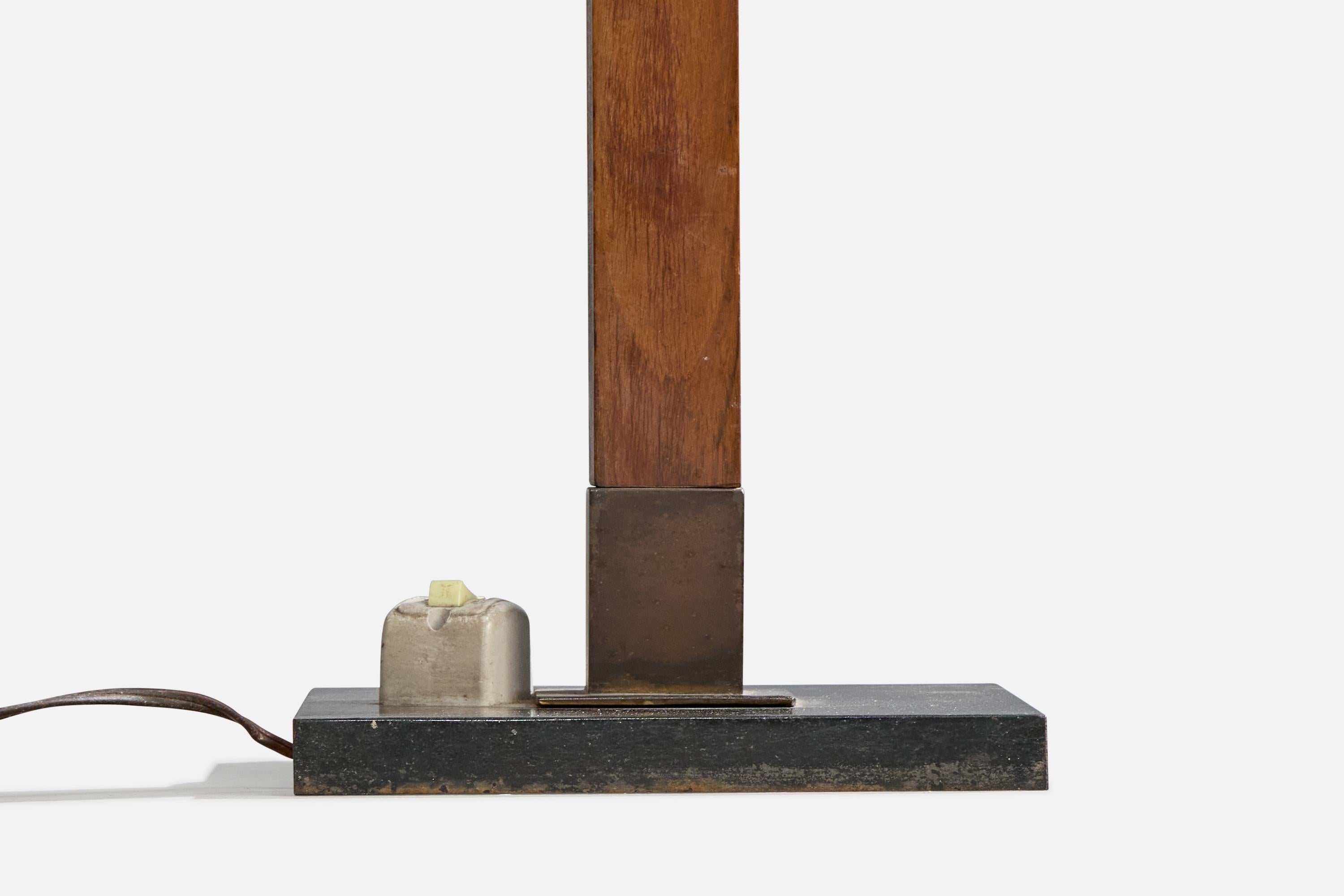 Joaquim Tenreiro Atribución, Lámpara de pie, Madera, Metal, Acrílico, Brasil, 1960 en venta 4