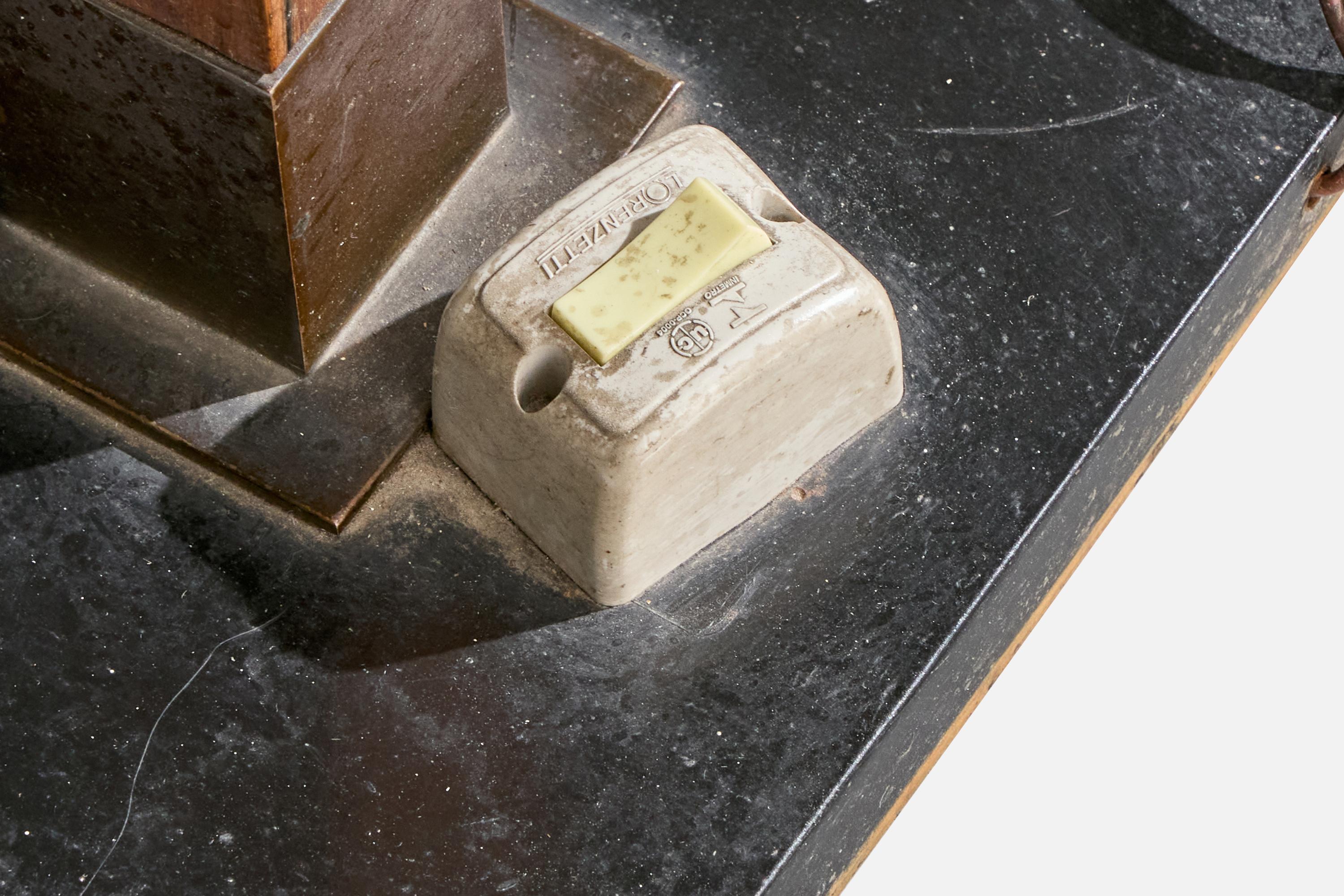 Joaquim Tenreiro Atribución, Lámpara de pie, Madera, Metal, Acrílico, Brasil, 1960 en venta 3