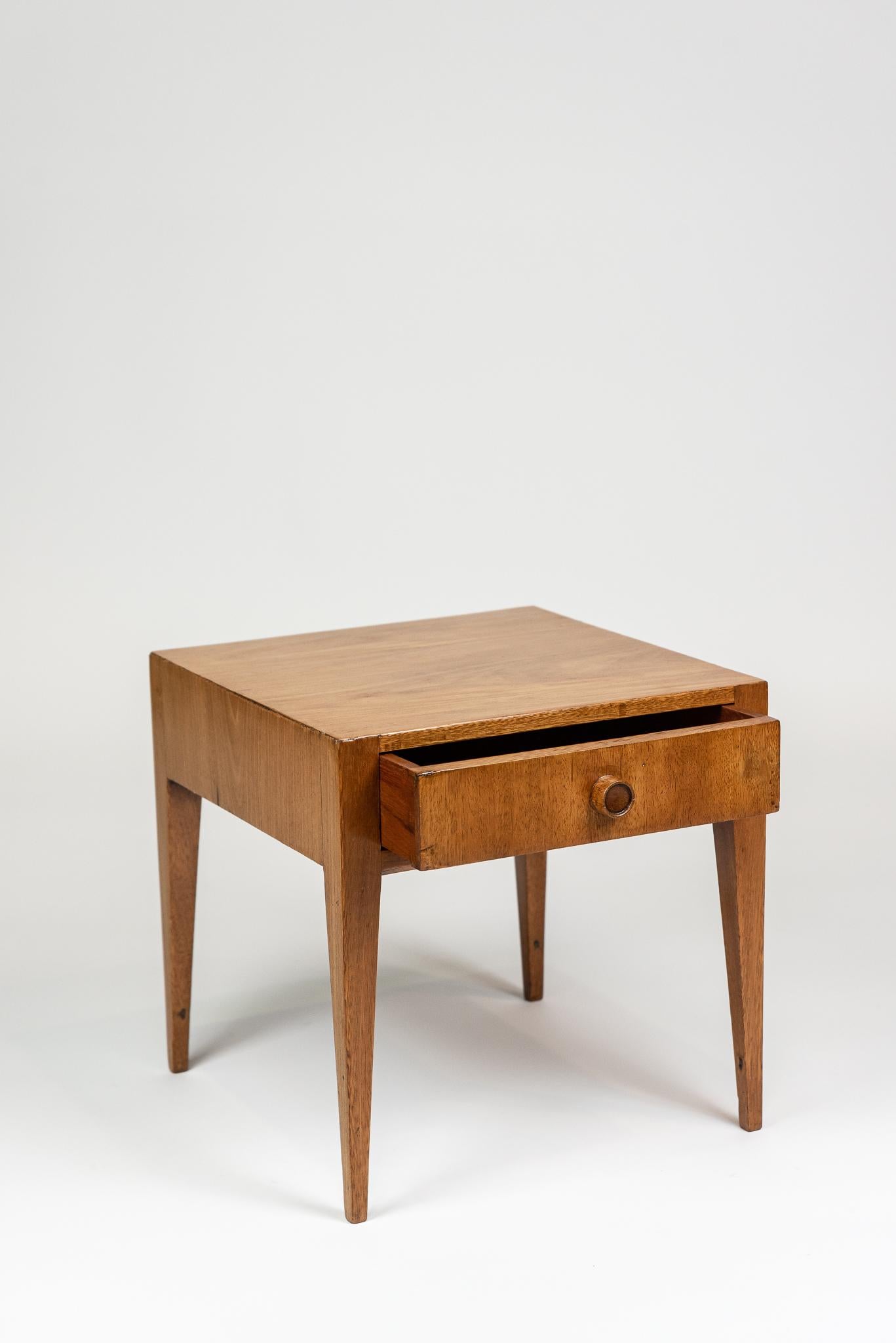 Hand-Crafted Joaquim Tenreiro, Bedside Table, 1947 For Sale