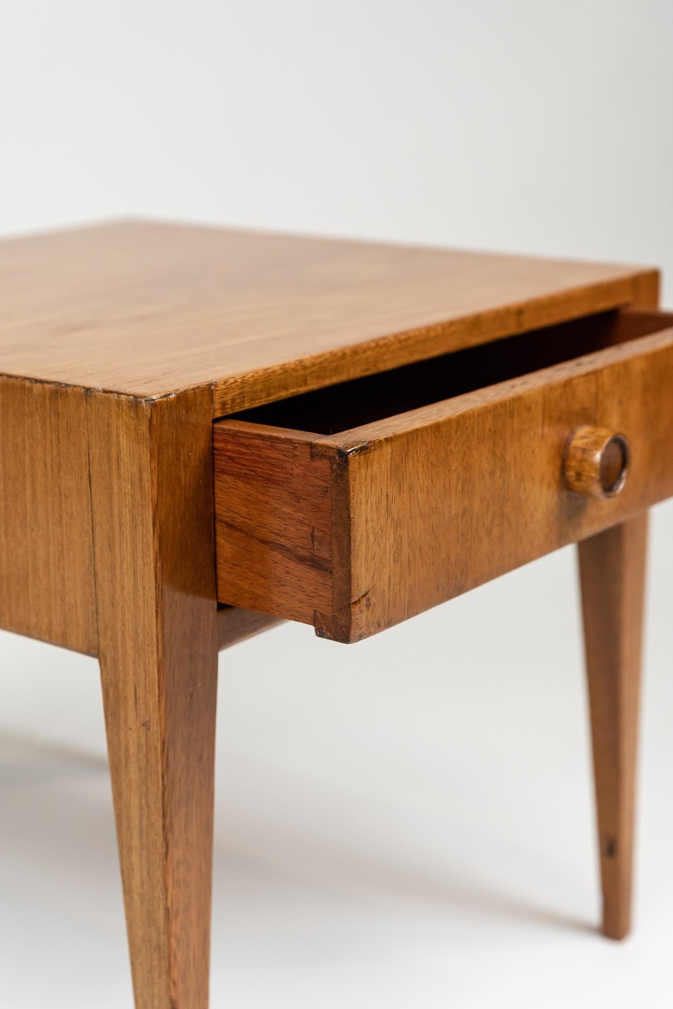 Joaquim Tenreiro, Bedside Table, 1947 In Good Condition For Sale In PARIS, FR