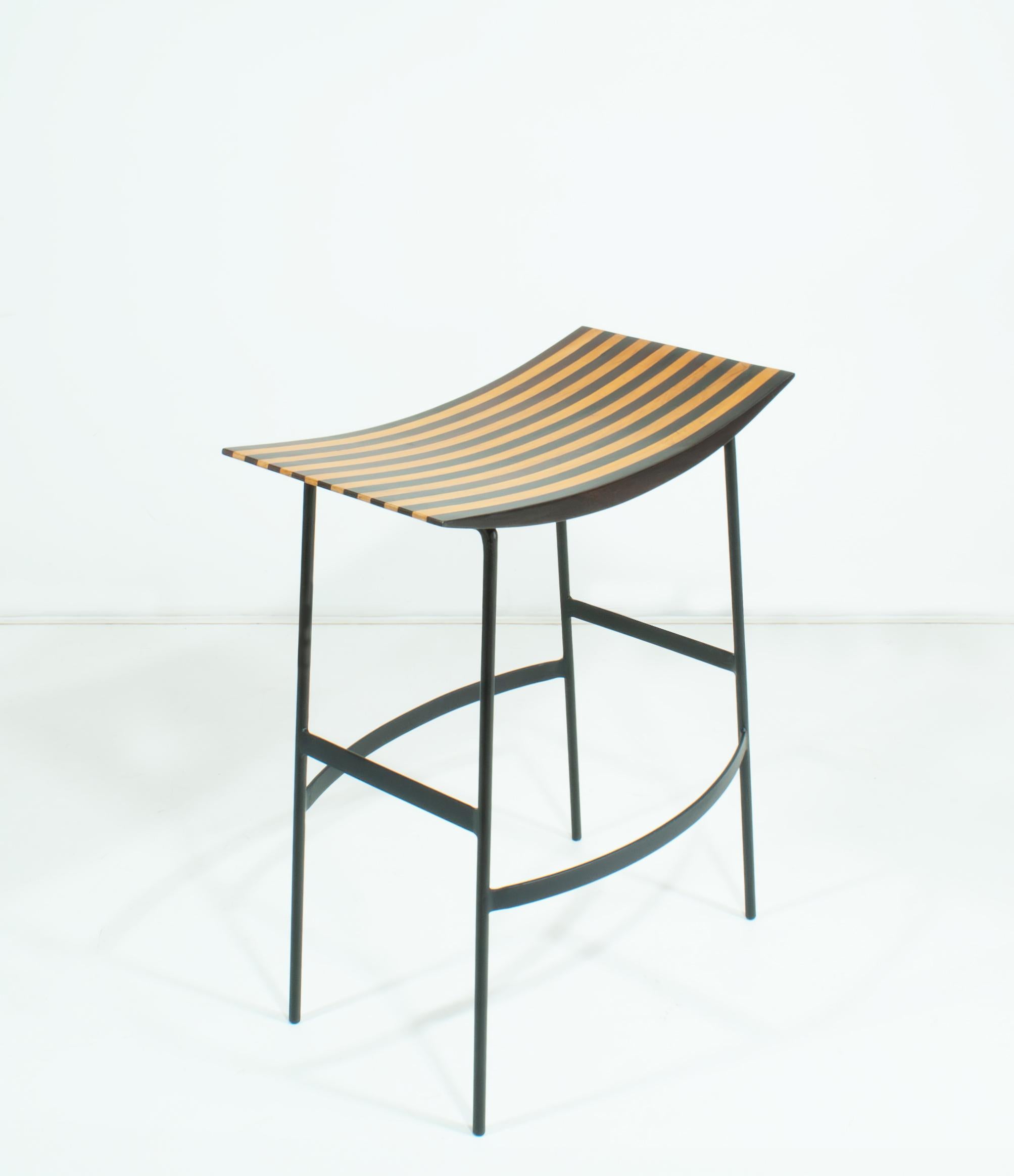 Brazilian Joaquim Tenreiro, Brazil 1950s, Set of 2 rare Counter/Bar Stools For Sale