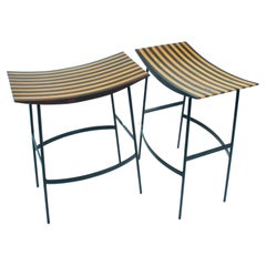 Joaquim Tenreiro, Brazil 1950s, Set of 2 rare Counter/Bar Stools