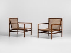 Joaquim Tenreiro Cane and Rosewood Armchair, circa 1958