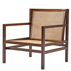 Joaquim Tenreiro Cane and Rosewood Armchair, circa 1958