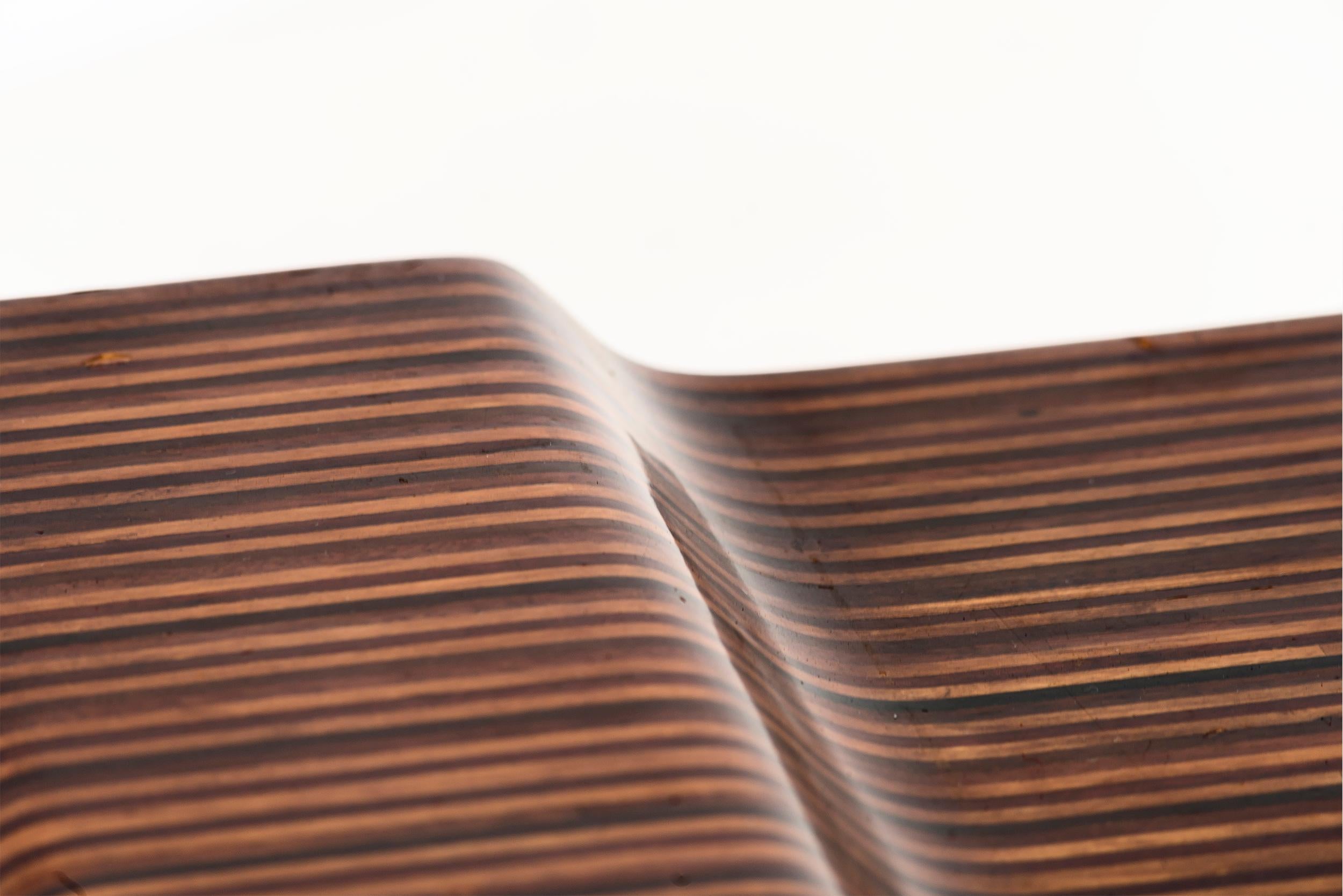Tavolino con cinque Wood di Joaquim Tenreiro, Brasile, 1950 In condizioni buone in vendita a Barcelona, ES