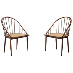 Vintage Joaquim Tenreiro “Curva” Chairs, Brazil, 1960s