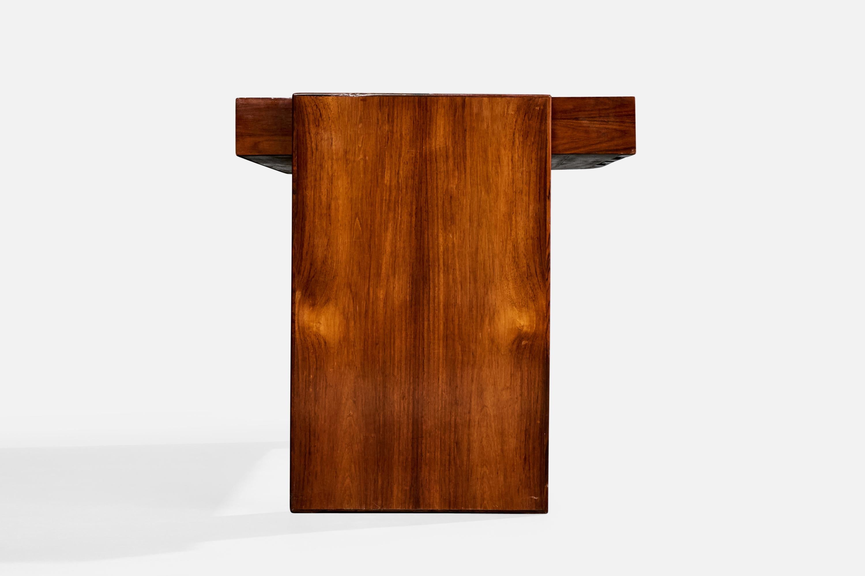 Mid-Century moderno Joaquim Tenreiro, Scrivania, Palissandro, Brasile, anni '60 in vendita